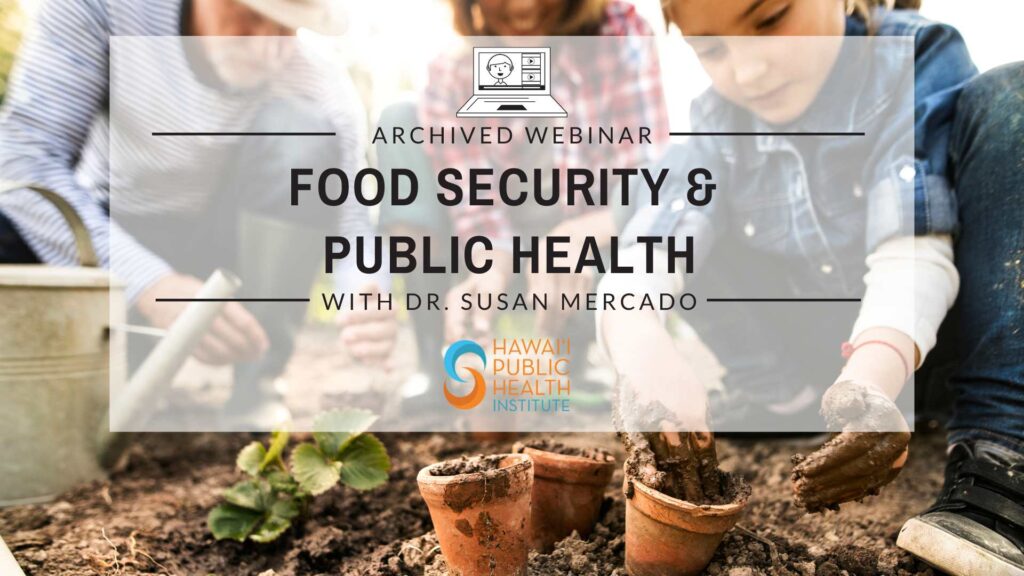 Food Security and Public Health